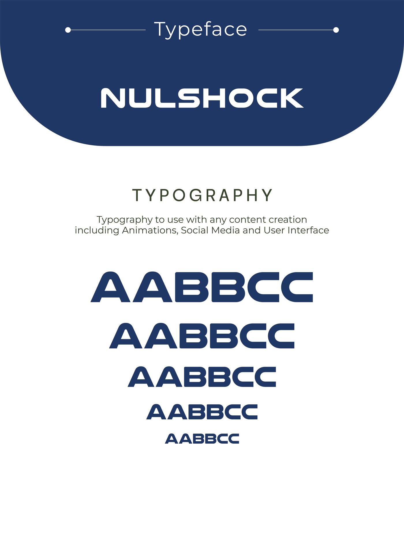Dafo typeface specimen
