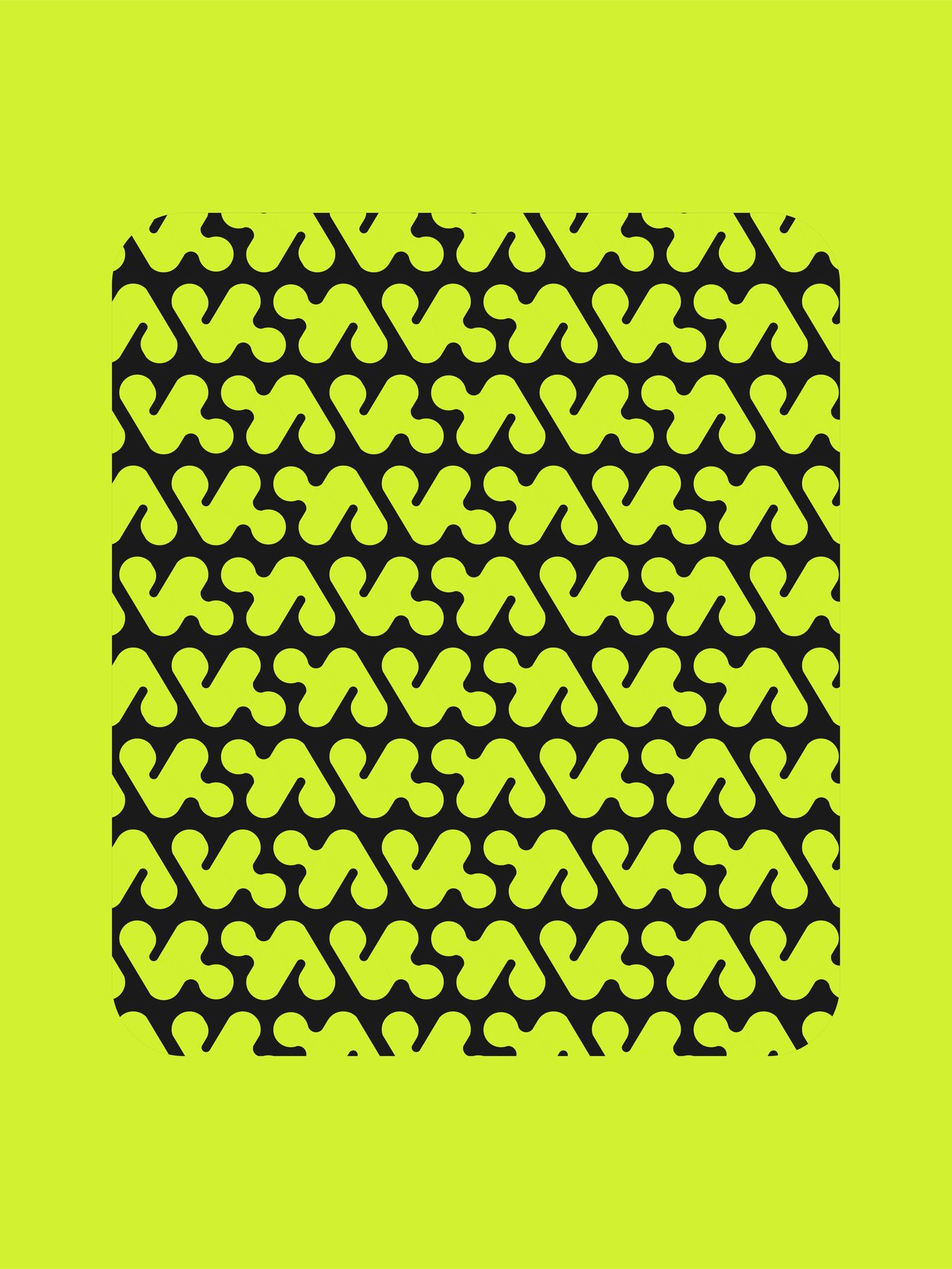 Vividflow tessellating pattern